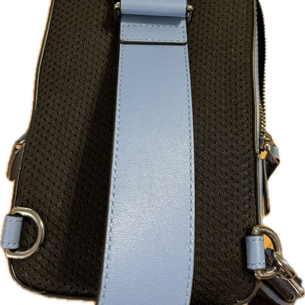 Michael Kors Black and Blue Crossbody Bag
